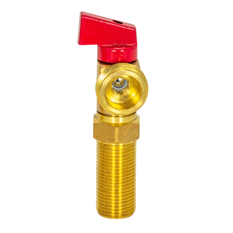 Eastman - Válvula de manija roja (1/2 pulg. MIP / sudor)