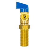 Válvula de bola para caja de salida para máquina de hielo Eastman - 1/2 pulg. MIP/Sweat x 1/4 pulg. Comp