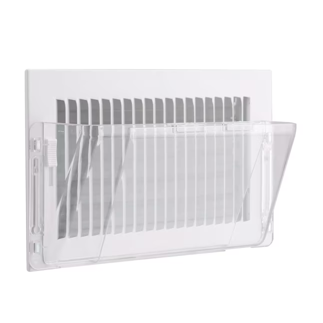 RELIABILT 10.44-in x 5.69-in Adjustable Magnetic Mount Plastic Sidewall/Ceiling Air Deflector
