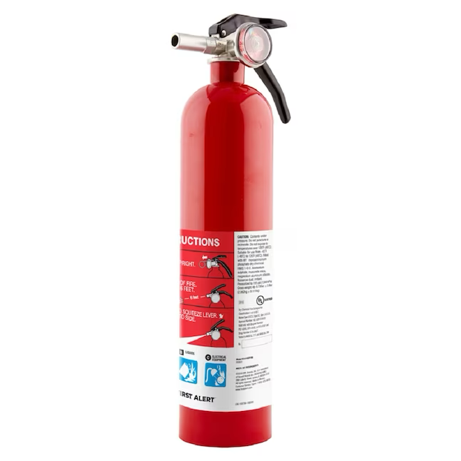 First Alert Rechargeable 1-a:10-b:c Residential Fire Extinguisher