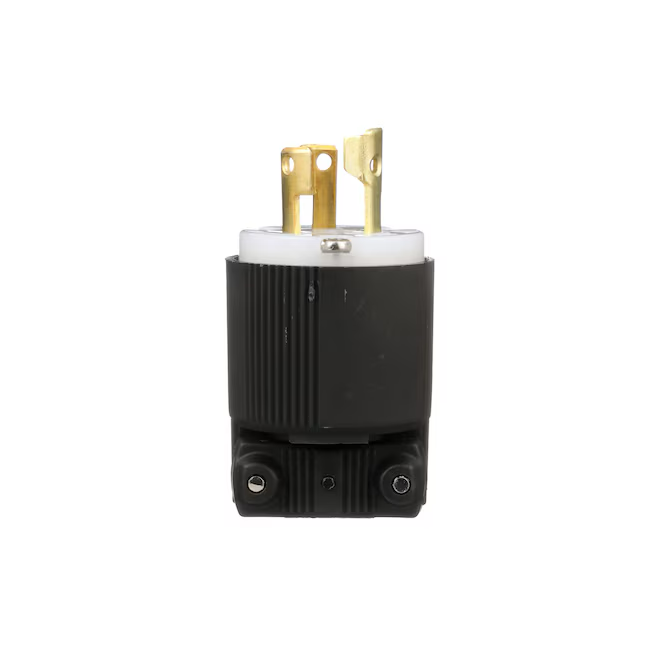 Eaton Arrow Hart 15-Amp 125-Volt NEMA L5-15p 3-wire Grounding Industrial Locking Plug, Black