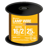 Southwire 25-ft 16/2 Black Stranded Lamp Cord