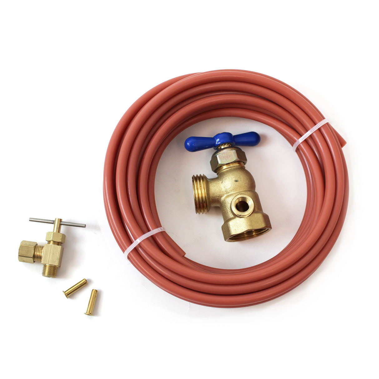 Dial Water Hook-Up Kit with Angle Needle Valve