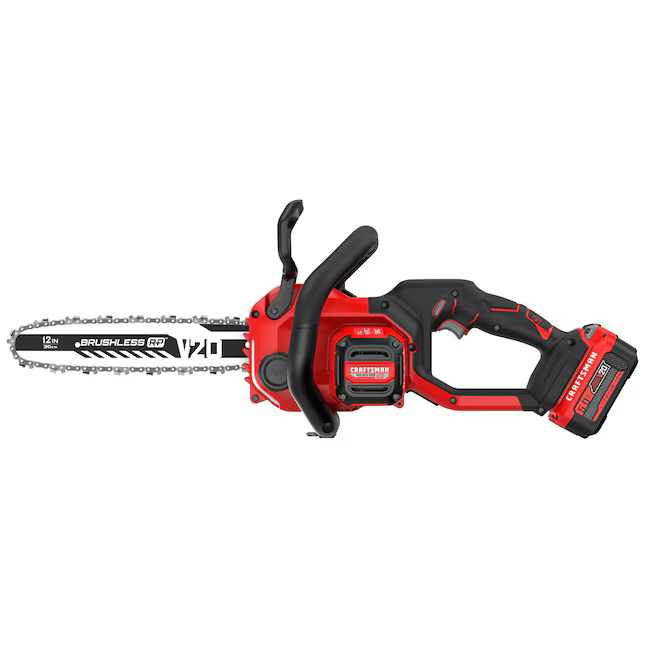 CRAFTSMAN 20-volt Max 12-in Brushless Battery 5 Ah Chainsaw (Battery and Charger Included)