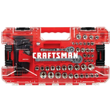 CRAFTSMAN 71-Piece Standard (SAE) and Metric Polished Chrome Mechanics Tool Set with Hard Case