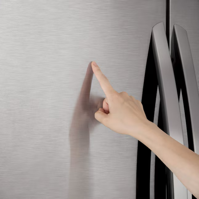 LG Craft Ice Smart WiFi Enabled 27.8-cu ft 4-Door Smart French Door Refrigerator with Dual Ice Maker, Water and Ice Dispenser (Fingerprint Resistant) ENERGY STAR