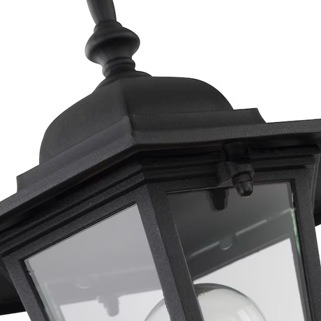 Project Source 1-Light 14-in Sand Black Outdoor Wall Light