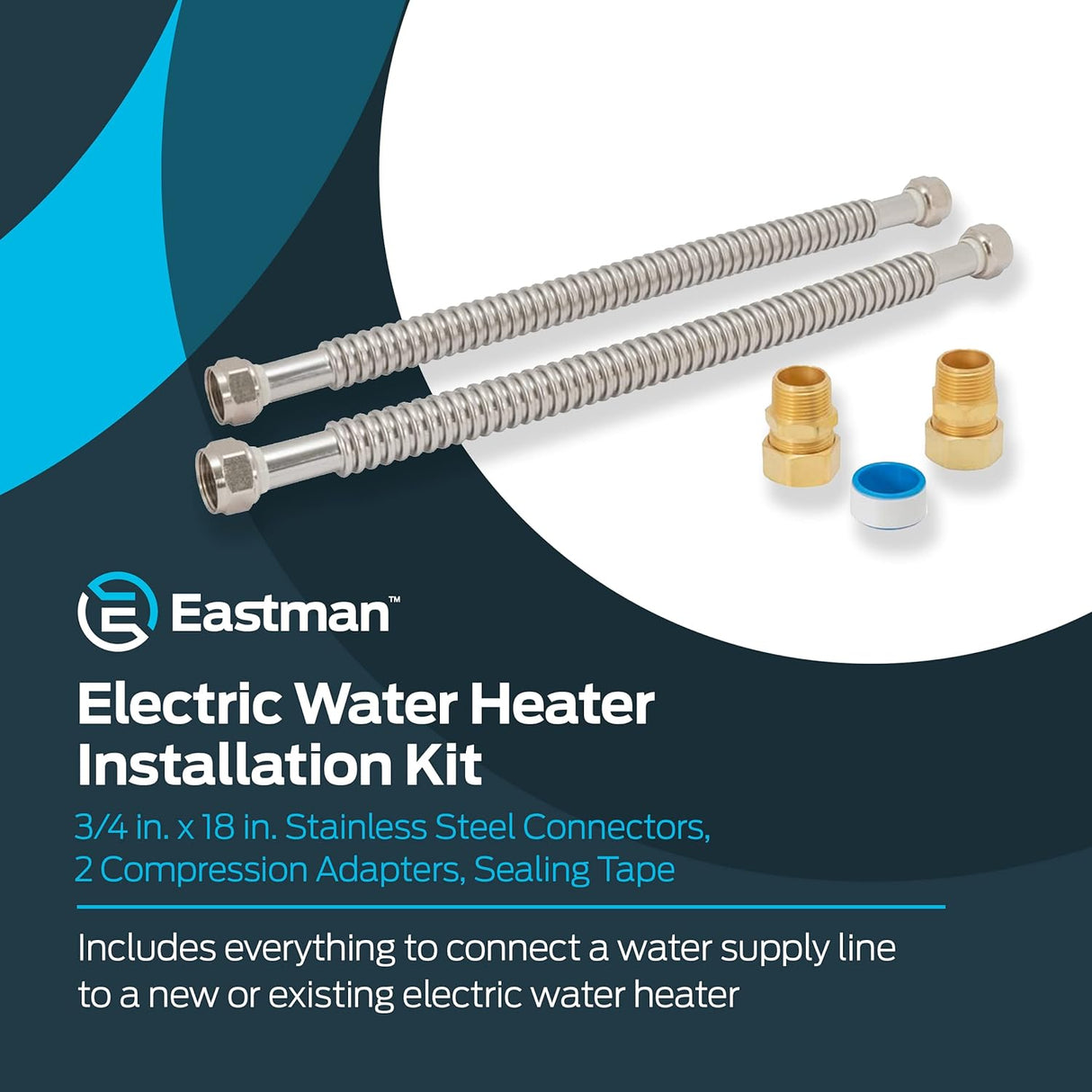 Kit de instalación de calentador de agua eléctrico Eastman