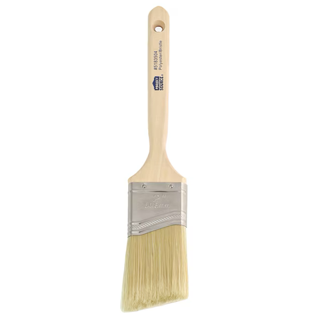 Project Source Better All Paints and Stains 2-in Reusable Natural Bristle-Polyester Blend Angle Paint Brush (Trim Brush)