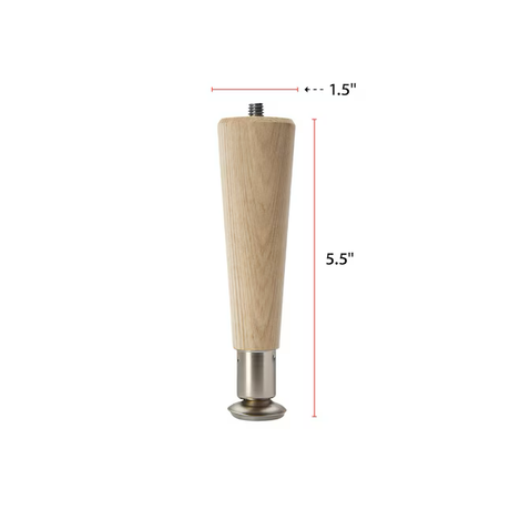 Waddell 1.5-in x 5.5-in Classic Ash End Table Leg