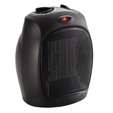 1500-Watt Ceramic Compact Personal Indoor Electric Space Heater with Thermostat