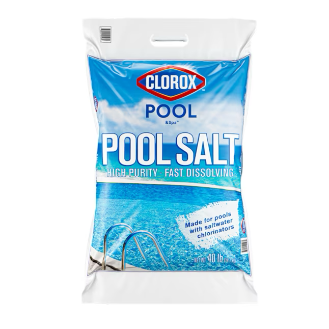 Sal para piscina Clorox de 40 libras