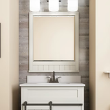 Style Selections Morriston 30-in White Undermount Single Sink Bathroom Vanity with White Engineered Stone Top