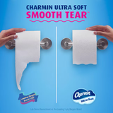 Papel higiénico Charmin Ultra Soft Super Mega, paquete de 8, 2 capas