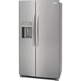 Frigidaire Gallery 25.6-cu ft Side-by-Side Refrigerator with Ice Maker, Water and Ice Dispenser (Fingerprint Resistant Stainless Steel) ENERGY STAR