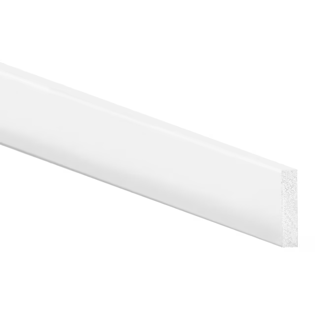 Inteplast Group Building Products 1/2-in x 2-1/2-in x 8-ft Craftsman Finished Polystyrene Craftsman Baseboard Moulding