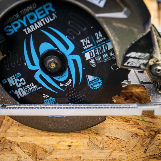 Spyder Demo 7-1/4-in 24-Tooth Rough Finish Tungsten Carbide-tipped Steel Circular Saw Blade