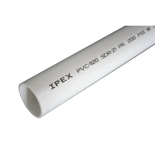 IPEX 1-in x 20-ft 200 Psi SDR 21 PVC Bell End Pipe