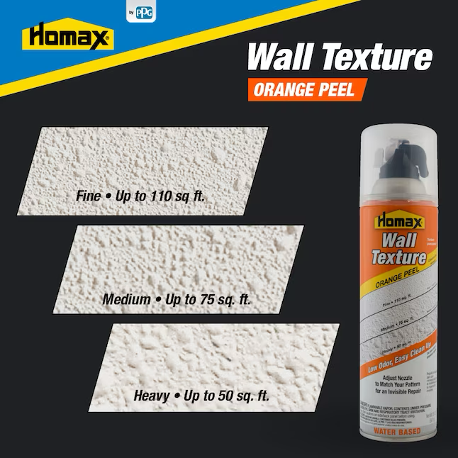 Homax 20-oz White Orange Peel Water-based Wall Texture Spray