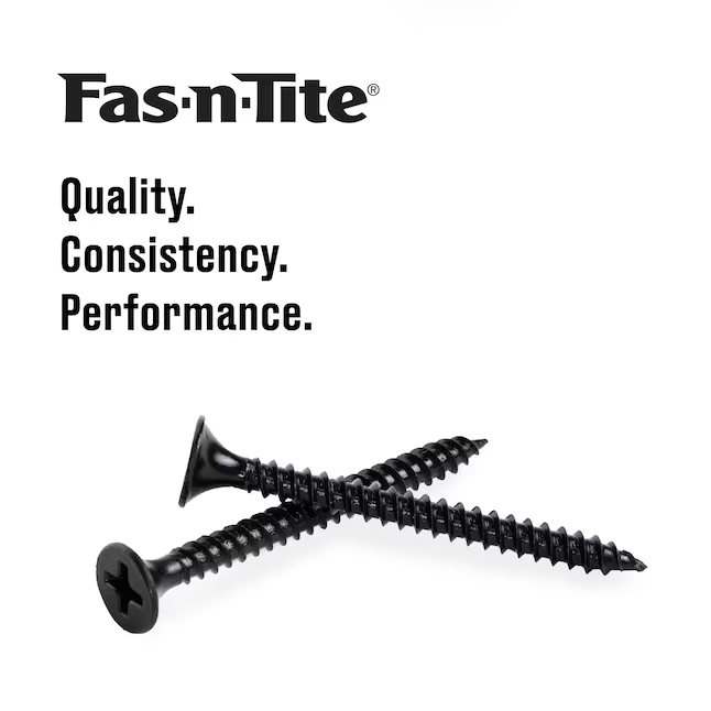 Fas-n-Tite #6 x 1-1/4-in Bugle Fine Thread Drywall Screws 1-lb (245-Pack)