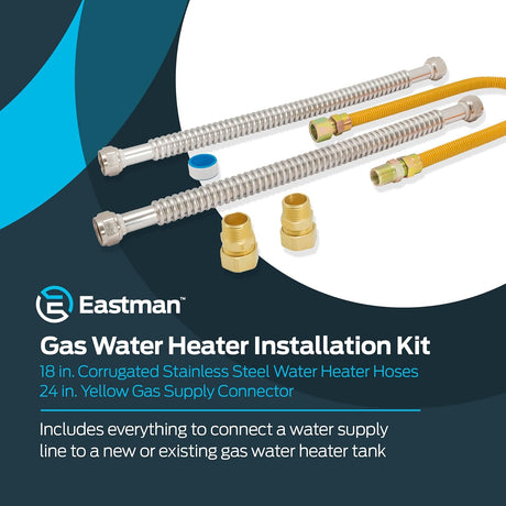 Kit de instalación de calentador de agua a gas Eastman