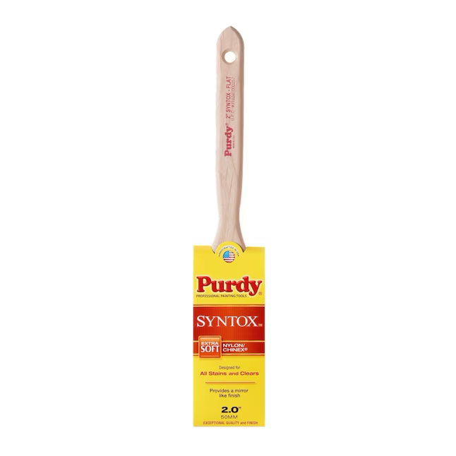Purdy 2-in Reusable Nylon Flat Paint Brush (Trim Brush)