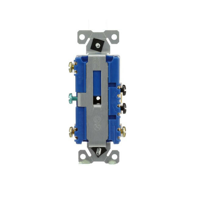 Eaton 15-Ampere-Einpol-/3-Wege-Kombinationslichtschalter, weiß 