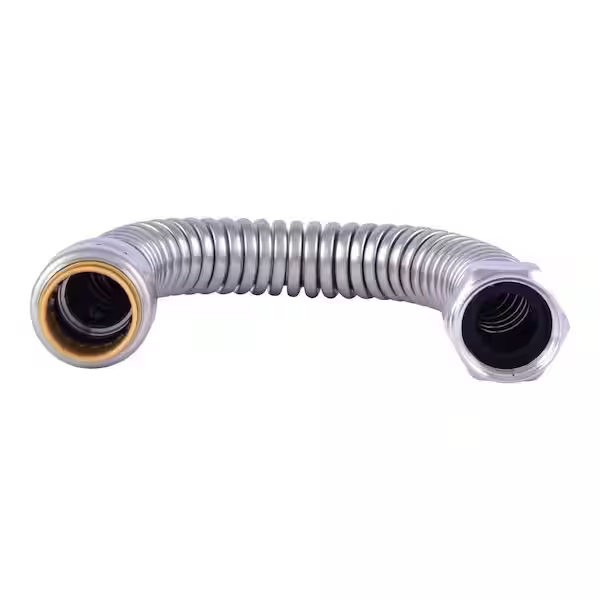 SharkBite Max 3/4 in. Push-to-Connect x 3/4 in. FIP x 12 in. Corrugated Stainless Steel Water Heater Connector