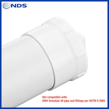NDS 4-in PVC Sewer and Drain Female Adapter