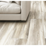 Allen + Roth Mountain Bend Camel 12-in x 48-in Glazed Porcelain Wood Look Floor and Wall Tile (3.94-sq. ft/ Piece)
