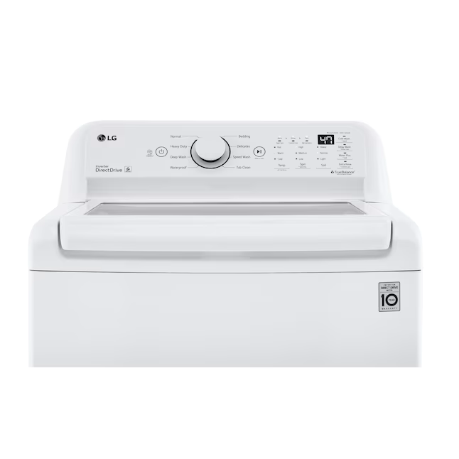 LG ColdWash 4.5-cu ft Impeller Top-Load Washer (White)