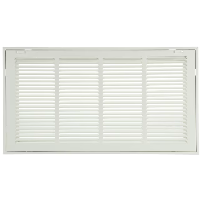 RELIABILT 24-in x 12-in Steel White Sidewall/Ceiling Filter Grille