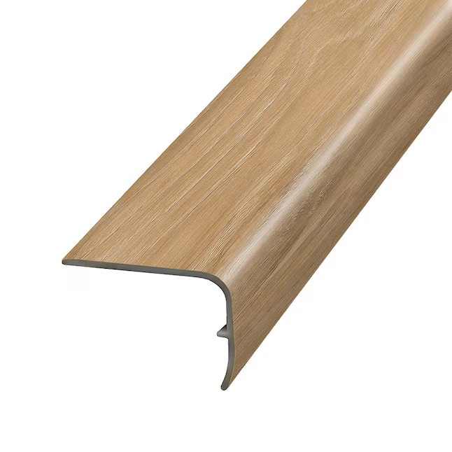 Project Source 1.88-in x 78.7-in x 1.32-in Dawn Finished Vinyl Overlap Stair Nosing