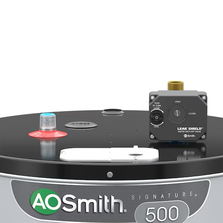 A.O. Smith A. O. Smith Signature 500 Series 40-Gallon Tall Icomm Smart Connectivity 12-year 5500-watt Double Element Electric Water Heater