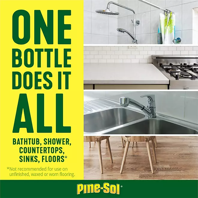 Pine-Sol Multi-Surface Disinfectant, Pine Scent, 100 oz