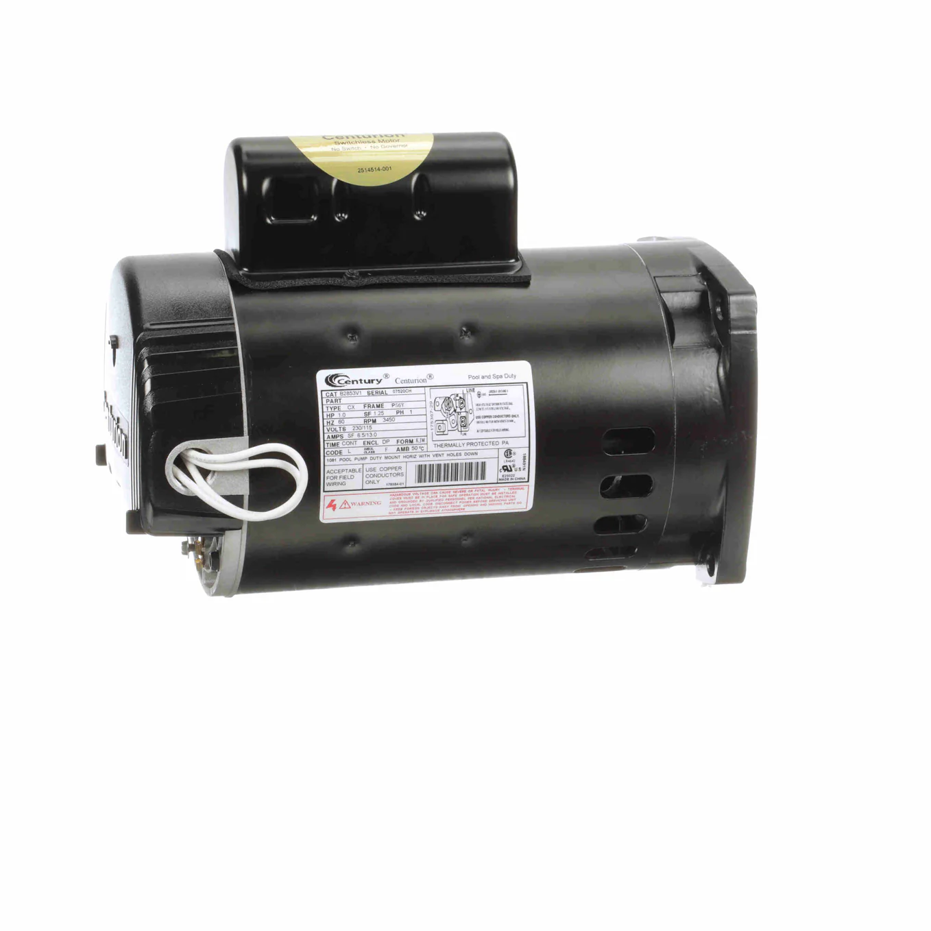 Century B2853 PSC (Permanent Split Capacitor) 6-1/2