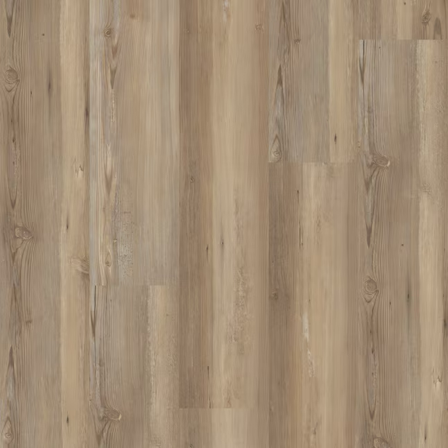 STAINMASTER Mecklenberg Pine 12-mil x 7-in W x 48-in L Waterproof Interlocking Luxury Vinyl Plank Flooring