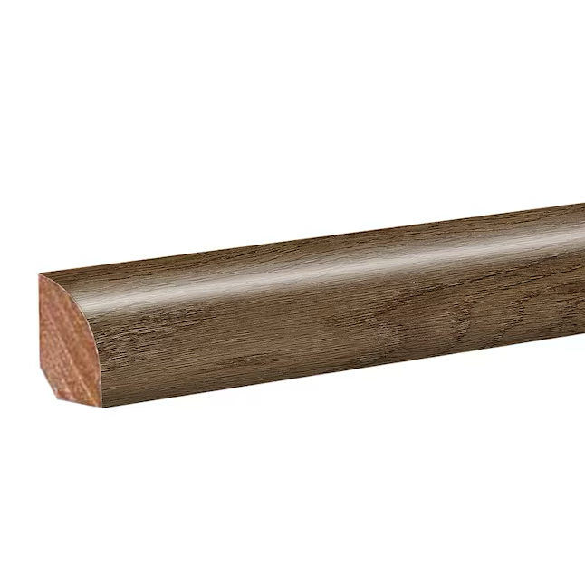 Project Source London Cuarto redondo de madera laminada de 0,62 pulgadas de alto x 0,75 pulgadas de ancho x 94,5 pulgadas de largo