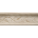 Ornamental Mouldings 2-1/2-in x 8-ft White Hardwood Unfinished Wood Chair Rail Moulding