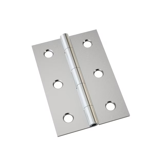 RELIABILT 2-in H Silver Mortise Interior Door Hinge (2-Pack)