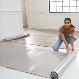 Project Source 3.34-ft W x 30-ft L x 1 T Standard Polypropylene Moisture Resistant Flooring Underlayment (100-sq ft / (Roll)