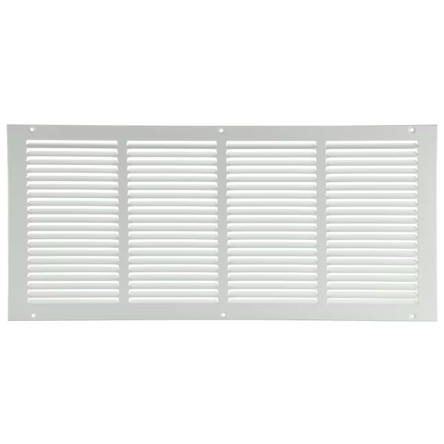 RELIABILT Seitenwand-/Deckengitter aus Stahl, 24 x 8 Zoll, weiß