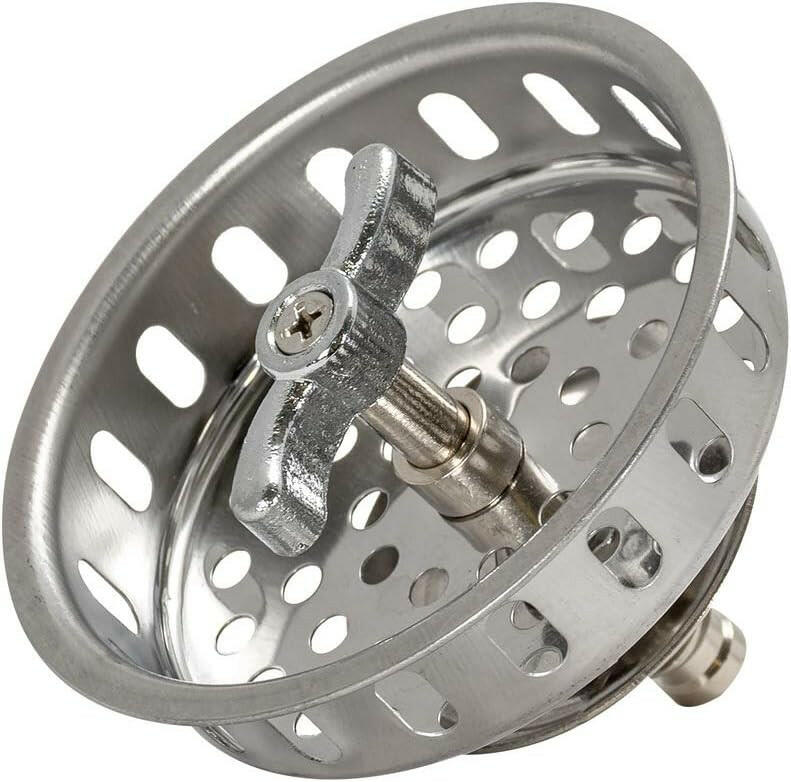 EZ-FLO Threaded-Post Spin and Seal Replacement Basket, 3-1/2 Inch Diam ...