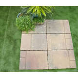 Piedra rectangular de hormigón Duncan para patio de 24 pulgadas de largo x 16 pulgadas de ancho x 2 pulgadas de alto