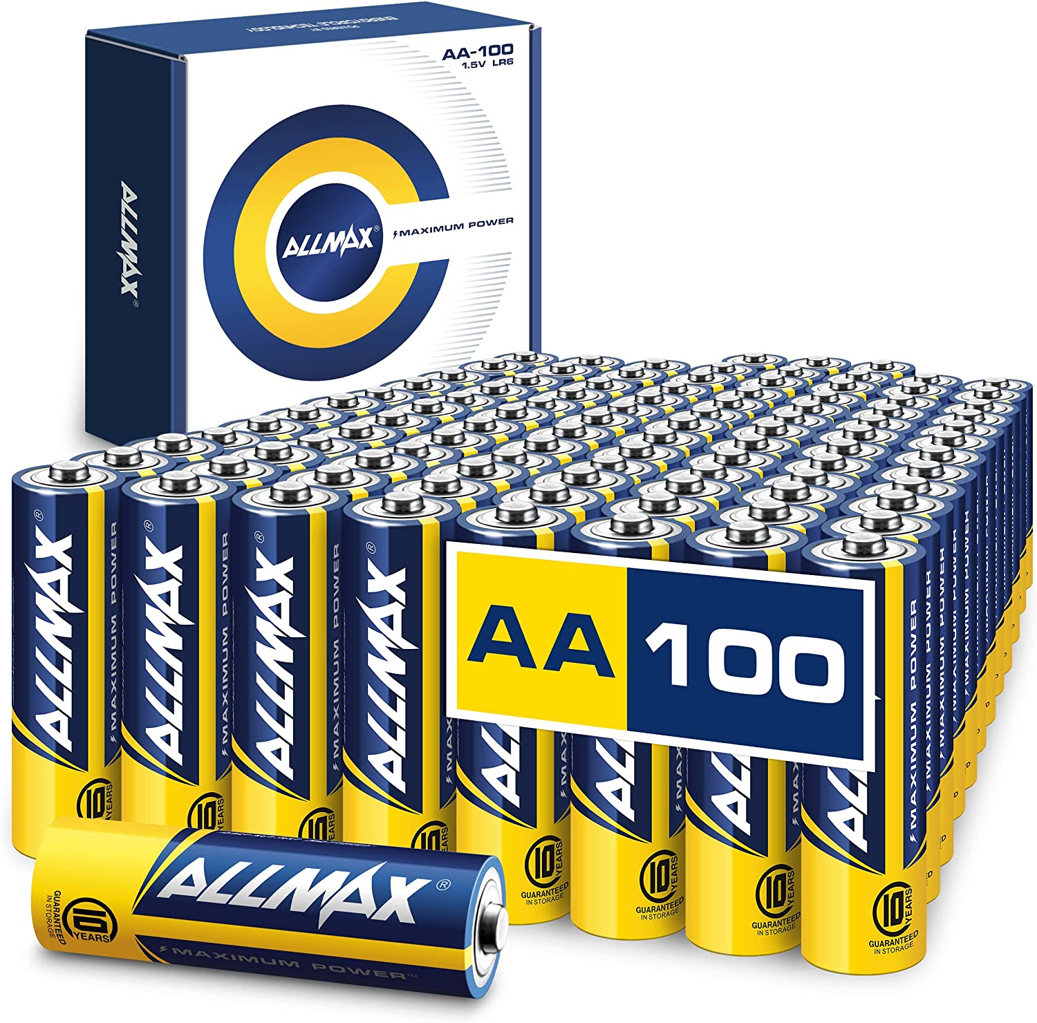 Pilas AA y AAA Super Alcalinas, Alcalinas de Alto Rendimiento Ultra Larga  Duración - 4 Piezas AAA