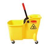Rubbermaid Commercial Products Tandem 31-quart Commercial Mop Wringer Bucket with Wheels