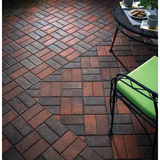 8-in L x 4-in W x 2-in H Rectangle Tan/Charcoal Concrete Paver
