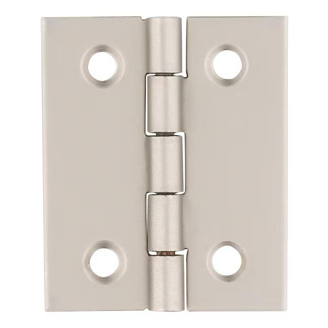 RELIABILT 1-1/2-in H Silver Mortise Interior Door Hinge (2-Pack)