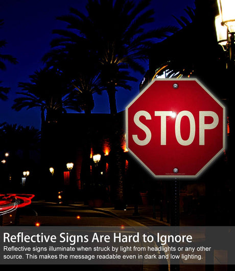 Stop Sign Reflective Sign (24"x24")