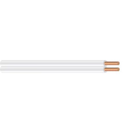 Cable de lámpara trenzado blanco 16/2 de 25 pies Southwire 